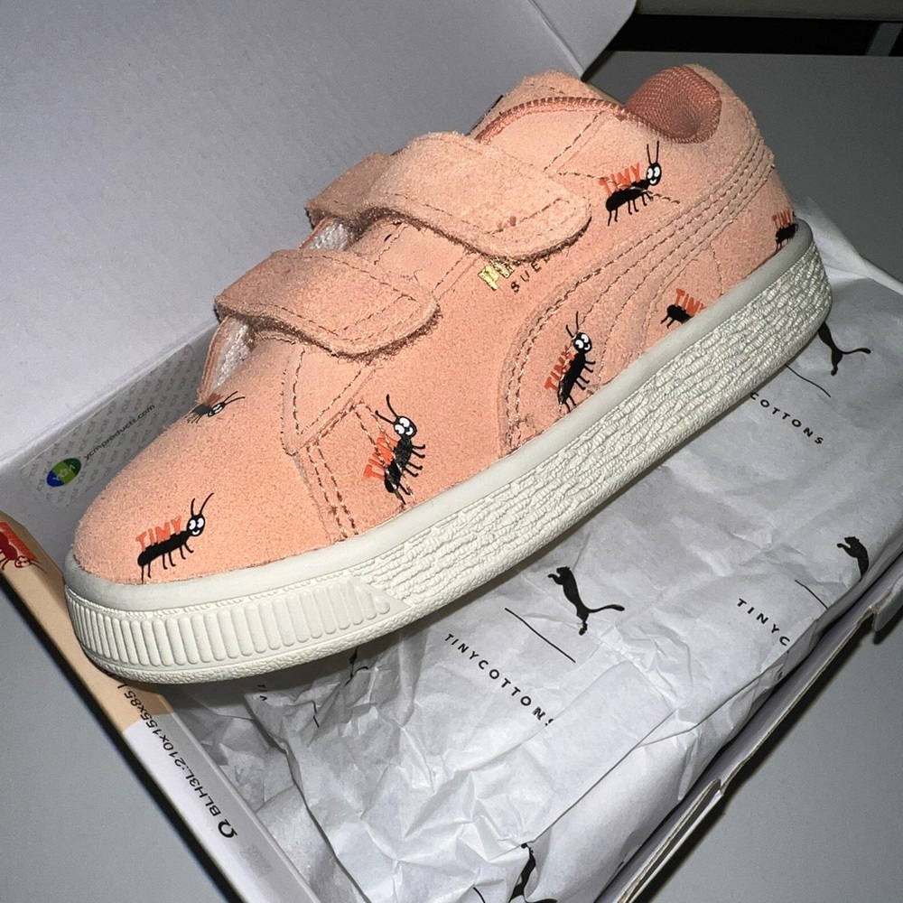 PumaXTiny Cotton Collab Suede V, Sz 10. Perfect for Summer